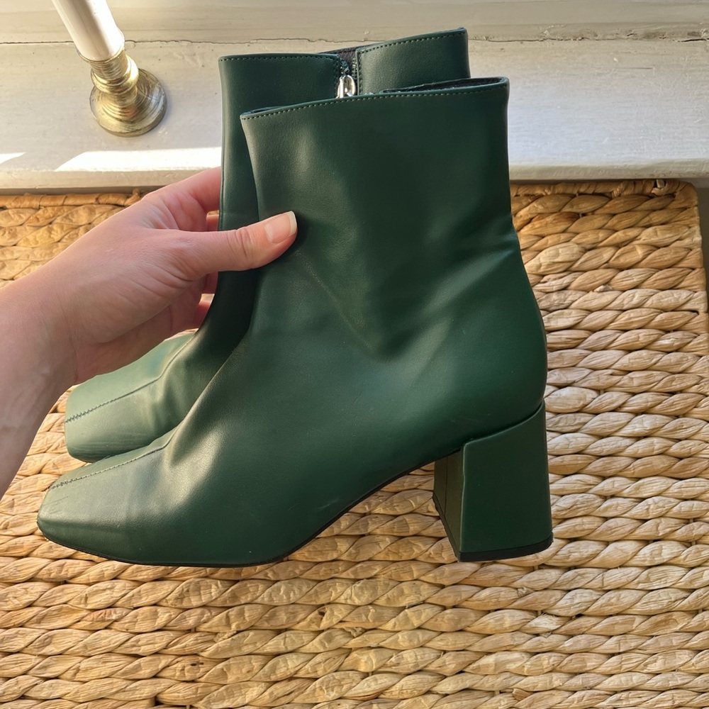 ALOHAS vegan leather ankle boots